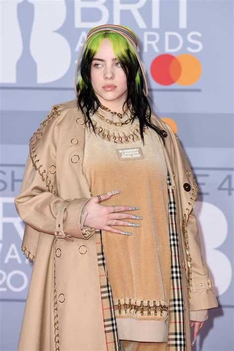 billie eilish burberry outfit|burberry plaid manicure.